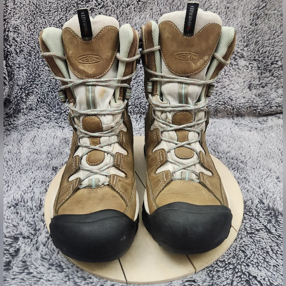 Keen Dry Summit County Work WP Insulated Winter Hiking Shoes Women's Size 8.5 - Picture 3 of 9